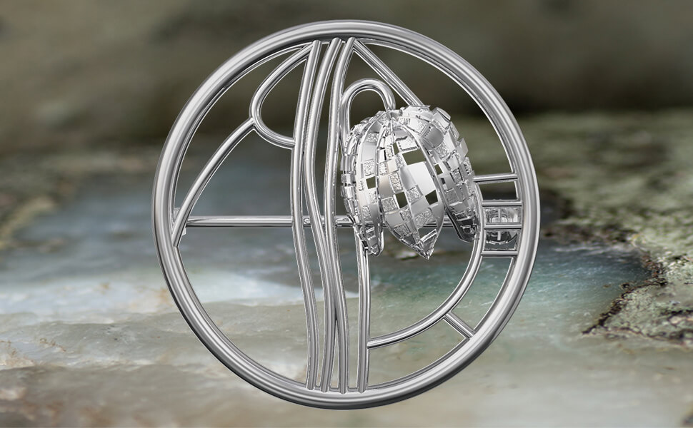 Orecchini in argento sterling 925 Mackintosh / Orecchini di