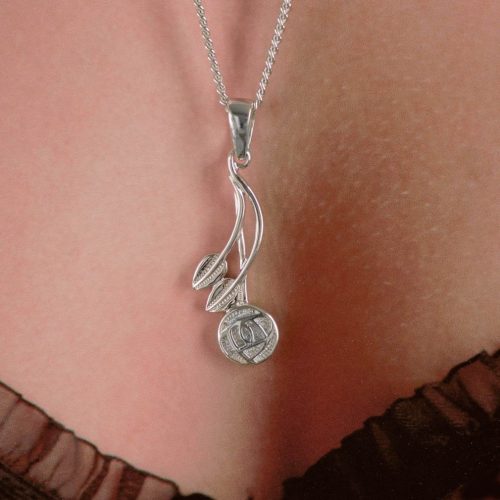 Cairn 544 Silver Rennie Mackintosh Pendant - "Willow". Tarnish Resistant 3