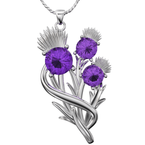Scottish thistle pendant Croy 5590
