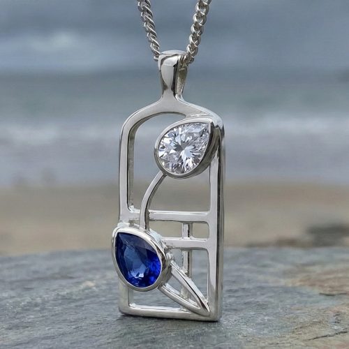 "Saltire" necklace