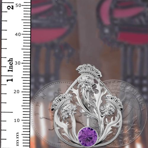 6122 Baird brooch ruler