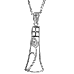 Mackintosh pendant "Frances" Sterling silver. 630