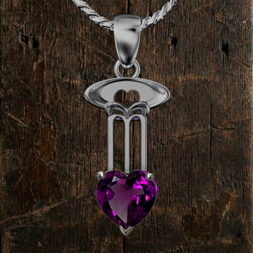 Sterling silver Charles Rennie Mackintosh necklace “Dunure” 860