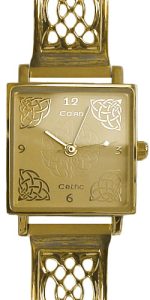 Ladies Celtic Watch By Cairn With Gold Dial CC04G