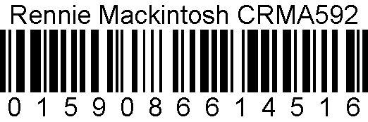 CRMA592-barcode | The Charles Rennie Mackintosh & Scottish Thistle ...