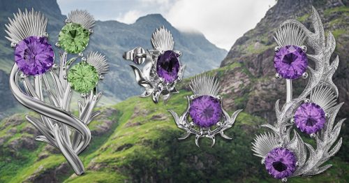 The Scottish Thistle Jewellery Collection